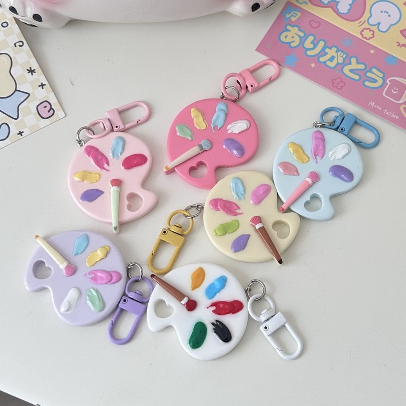 Women Accessories Drawing - 3 sztuki kreatywnych breloczków z żywicy