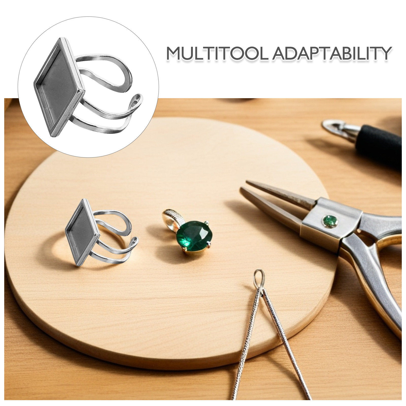 3 sztuki regulowanych kwadrato – Ring Set Adjustable recenzja i cena