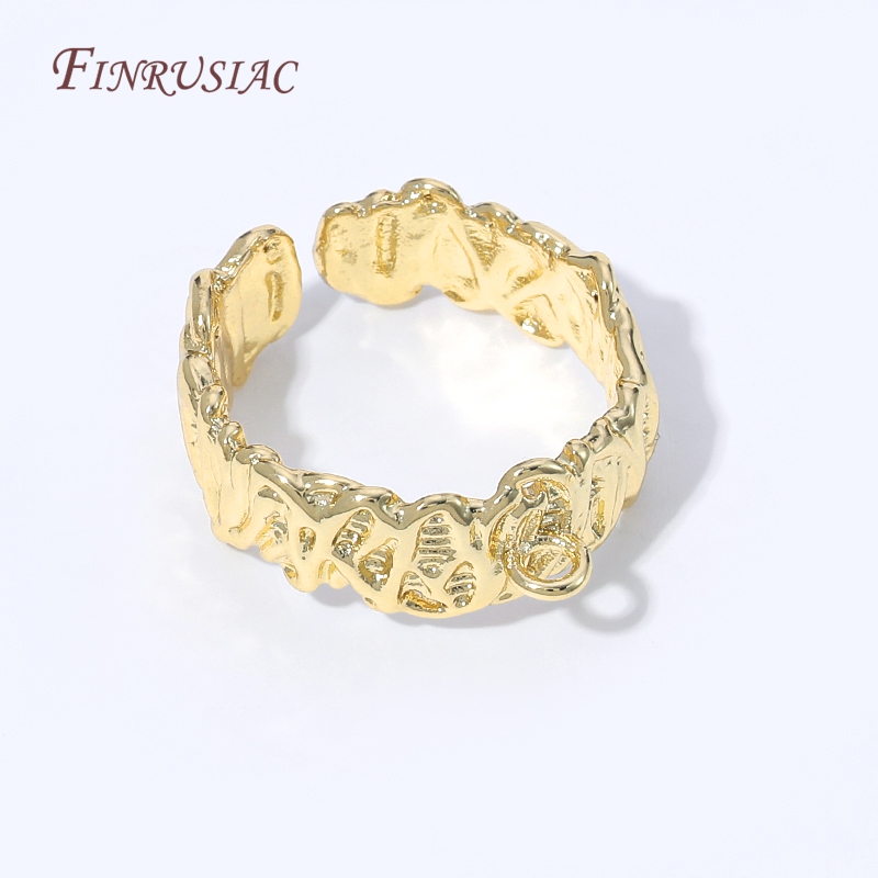 Pozłacana 18-karatowym złotem  – Ring Set Adjustable recenzja i cena
