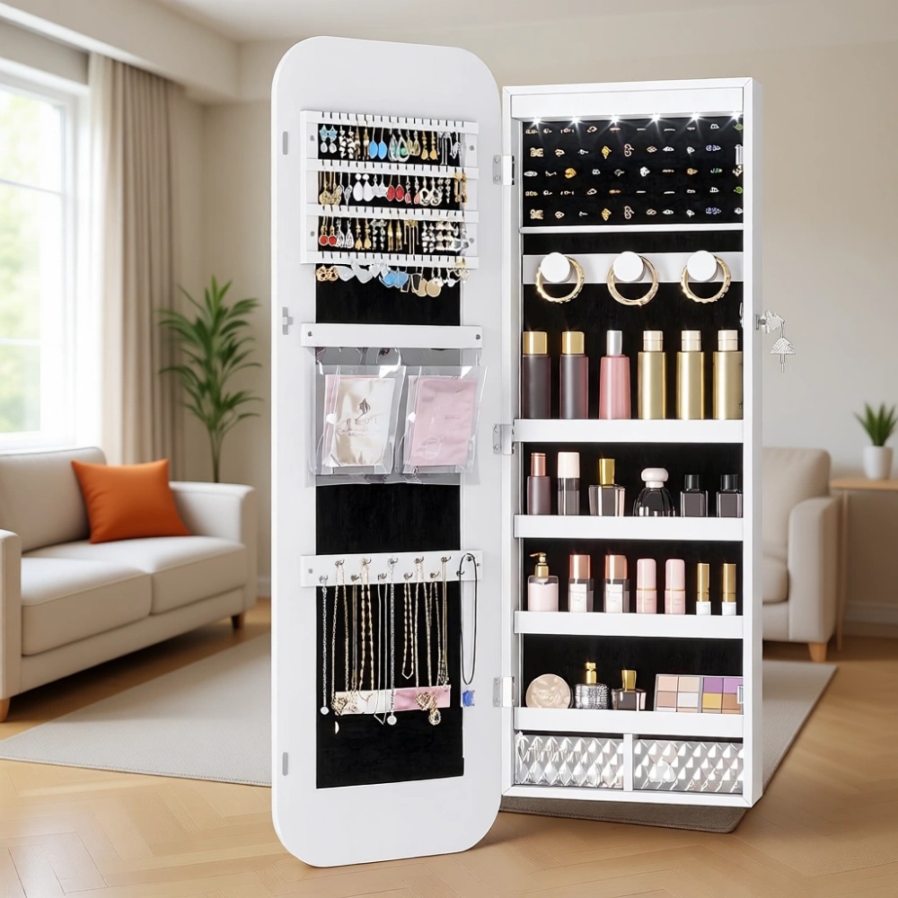 Szafka na biżuterię z oświetle – Women Accessories Organizer recenzja i cena
