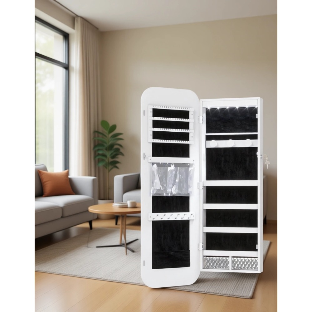 Szafka na biżuterię z oświetle – Women Accessories Organizer recenzja i cena